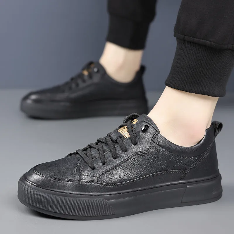 Men's Fashion Casual Leather Shoes (In Stock)