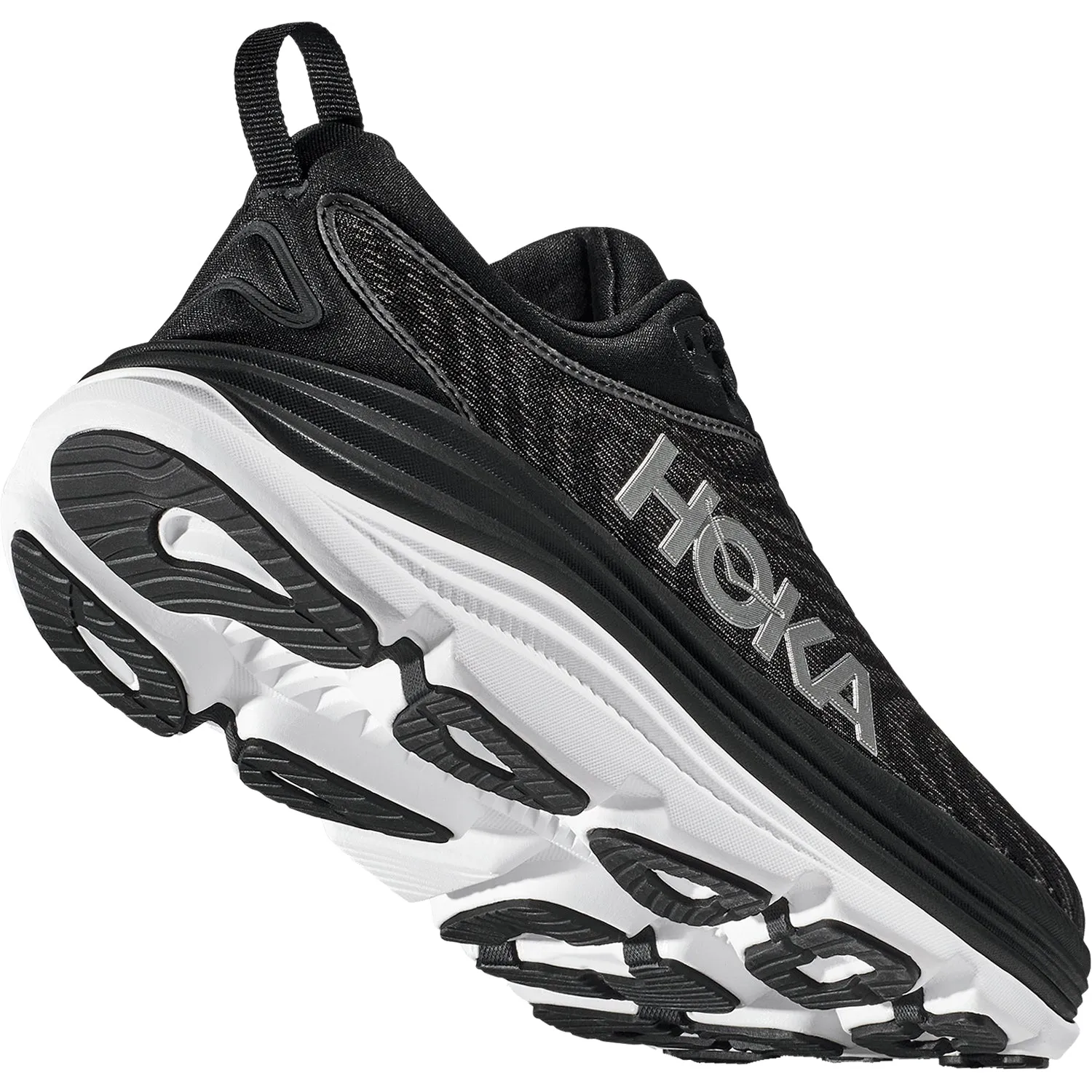 Men's Hoka Gaviota 5 Black/White Mesh