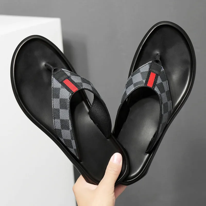 Men's Leather Lightweight Slippers
