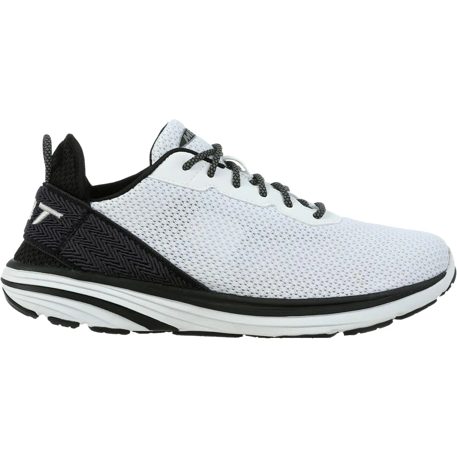 Men's MBT Gadi Black/White Mesh