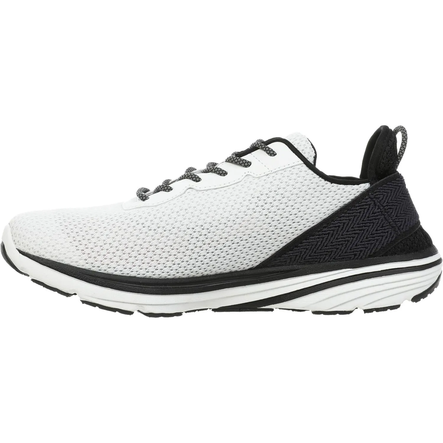 Men's MBT Gadi Black/White Mesh