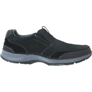 Men's Rockport RocSports Lite Five Slip-On Black Leather