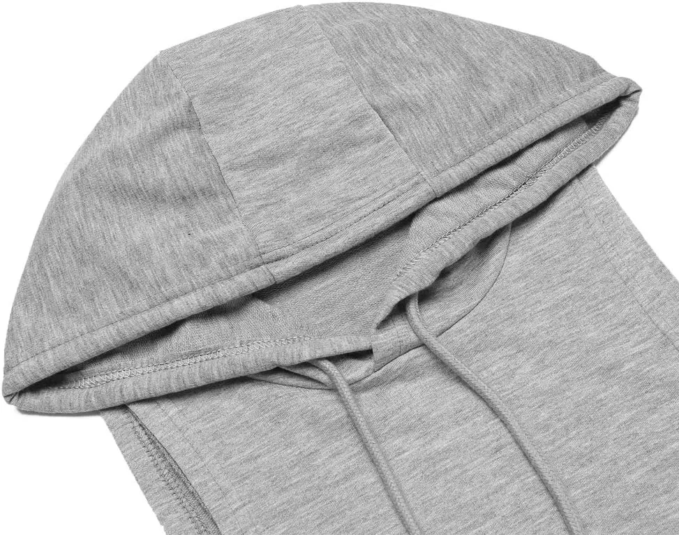 Men's Tank Top Hoodie Workout Sleeveless Muscle Shirt