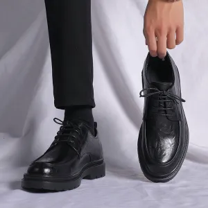 Men's Trendy Casual Leather Shoes (In Stock)