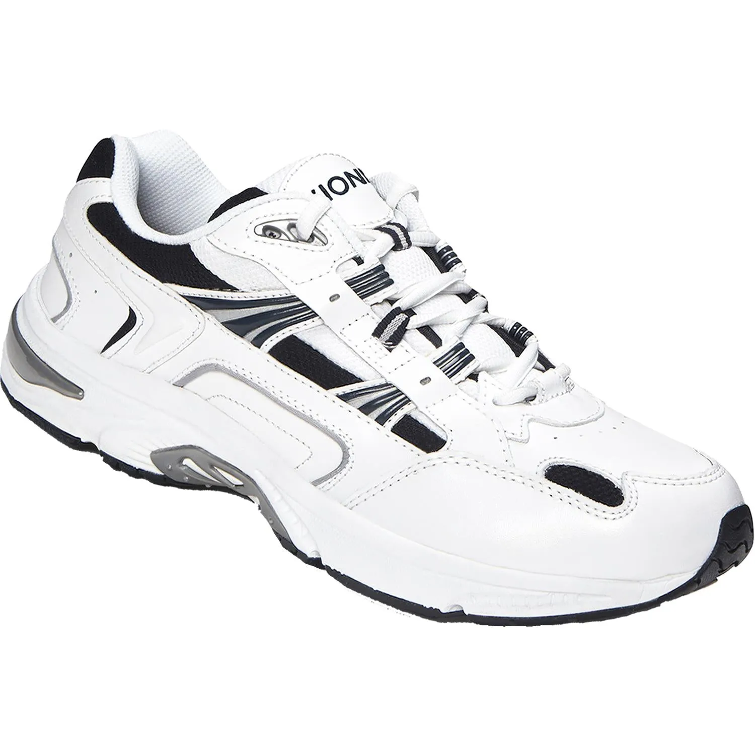 Men's Vionic Walker White/Navy Leather