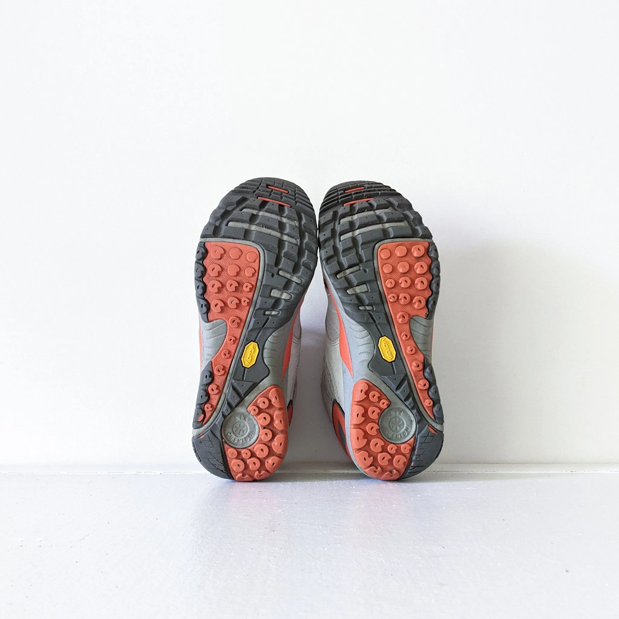Merrell "Avian Light Ventilator" Vibram Athletic Shoe in Light Grey and Orange