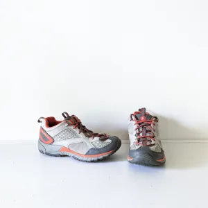 Merrell "Avian Light Ventilator" Vibram Athletic Shoe in Light Grey and Orange
