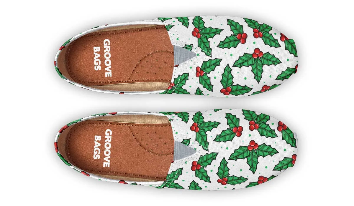 Mistletoe Pattern Casual Shoes