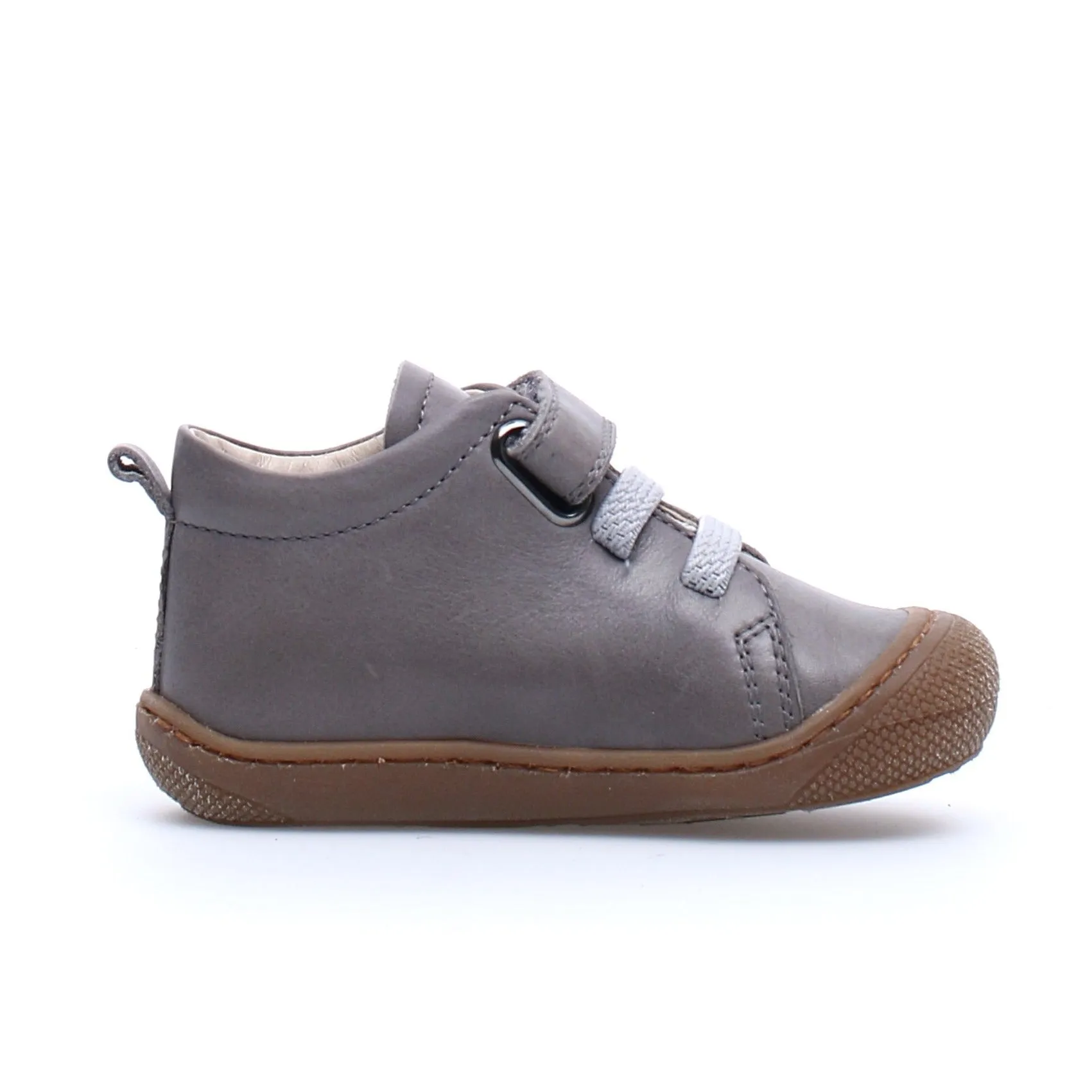 Naturino Girl's & Boy's Pichai Nappa Spazz. Sneakers - Dark Grey