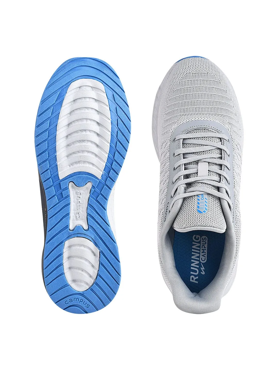 NIDO Grey Men's Running Shoes