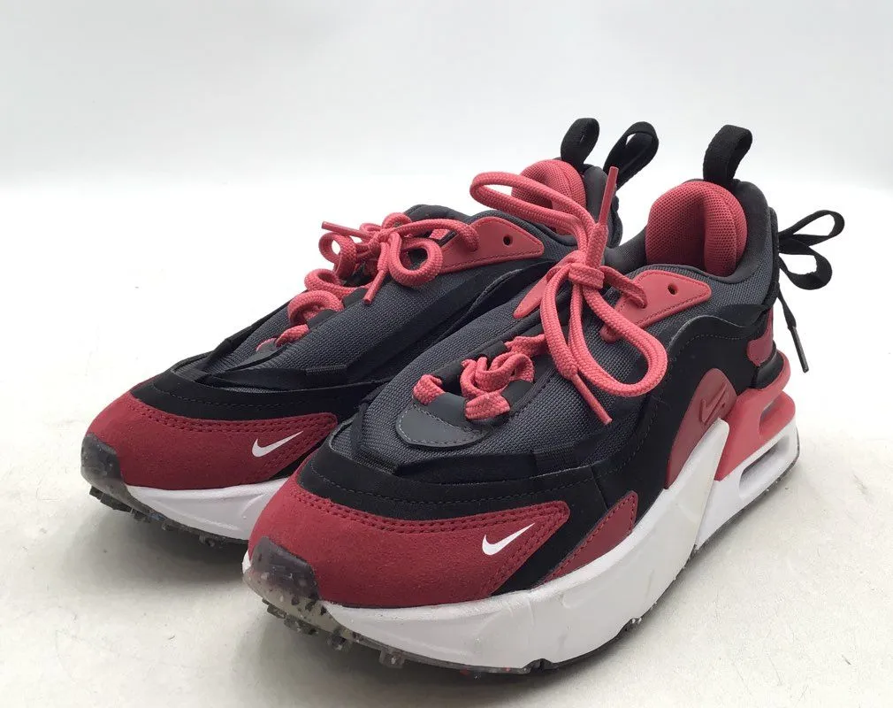 Nike Women's Air Max Furyosa DH0531-001 Red Black Running Shoes - Size 7.5