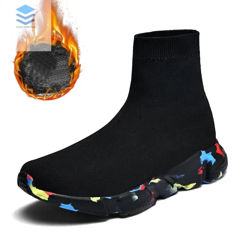 Old Beijing cloth shoes women elastic socks shoes
