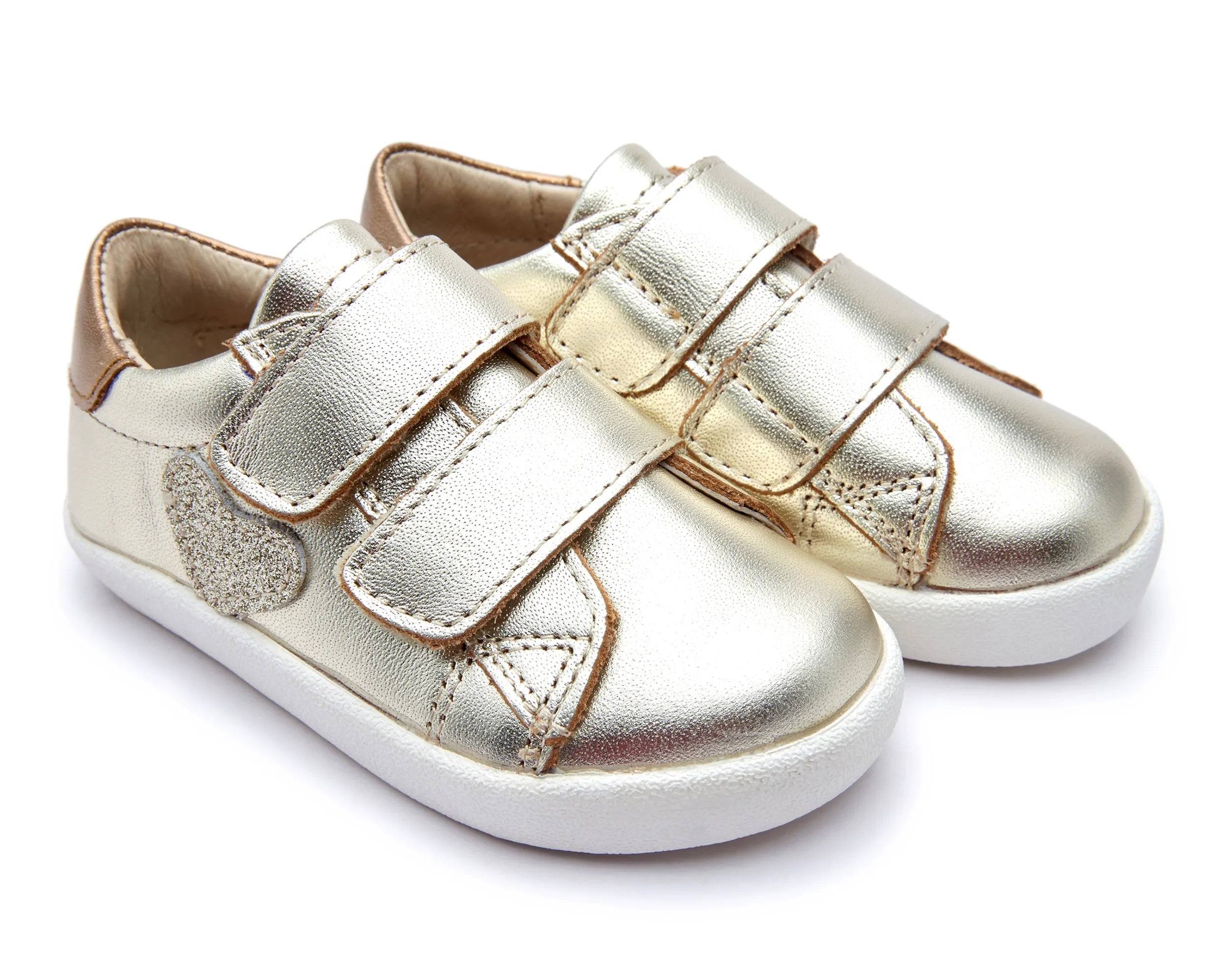 Old Soles Girl's 5076 The Drum Sneakers - Gold/Old Gold/Glam Gold