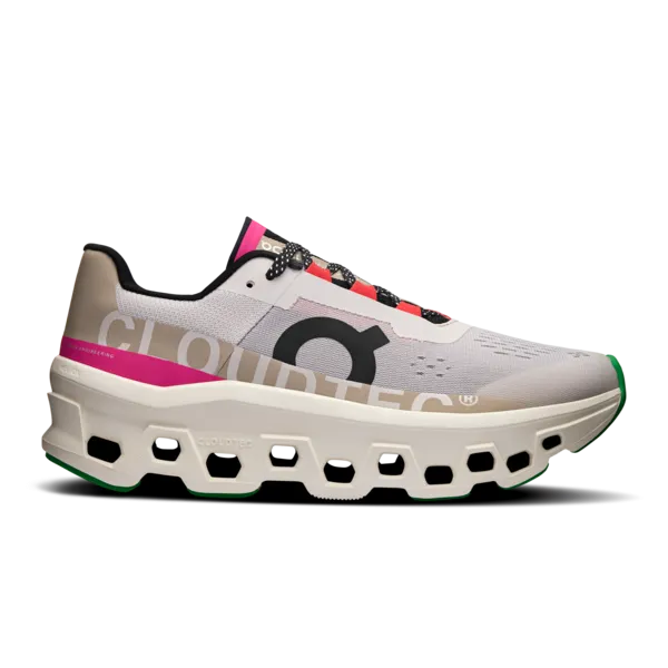 On Cloudmonster Silver Ivory Women's