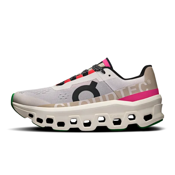 On Cloudmonster Silver Ivory Women's