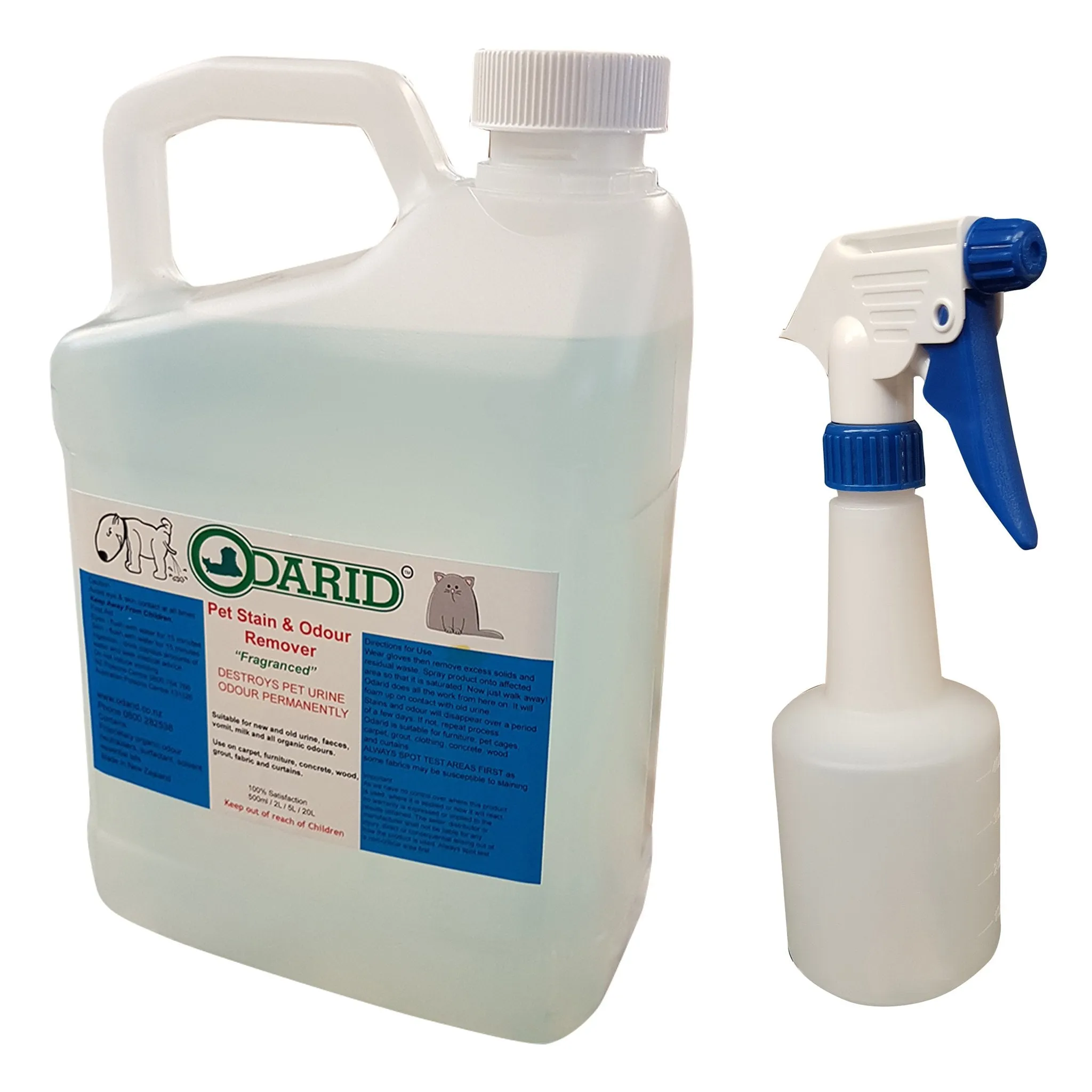 Pet Stain & Odour Remover Original Fragrance & Spray Bottle (Empty)