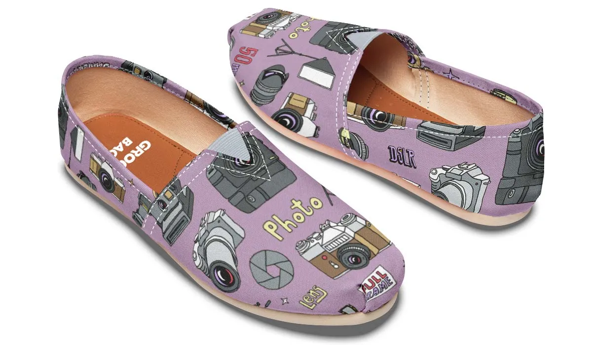 Photography Pattern Casual Shoes