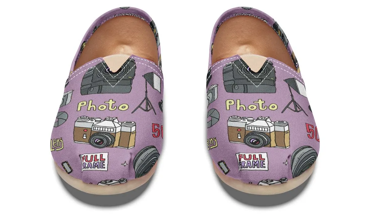 Photography Pattern Casual Shoes