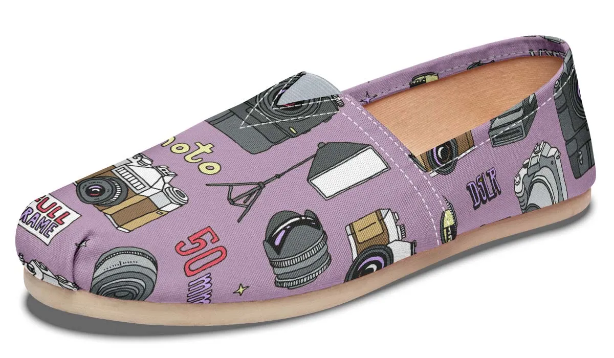 Photography Pattern Casual Shoes