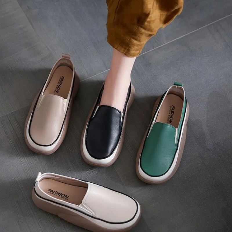 Platform Colorblock Loafers