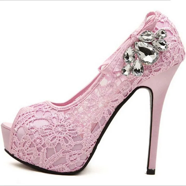 Platform High Heel  Peep Toe Sanda
