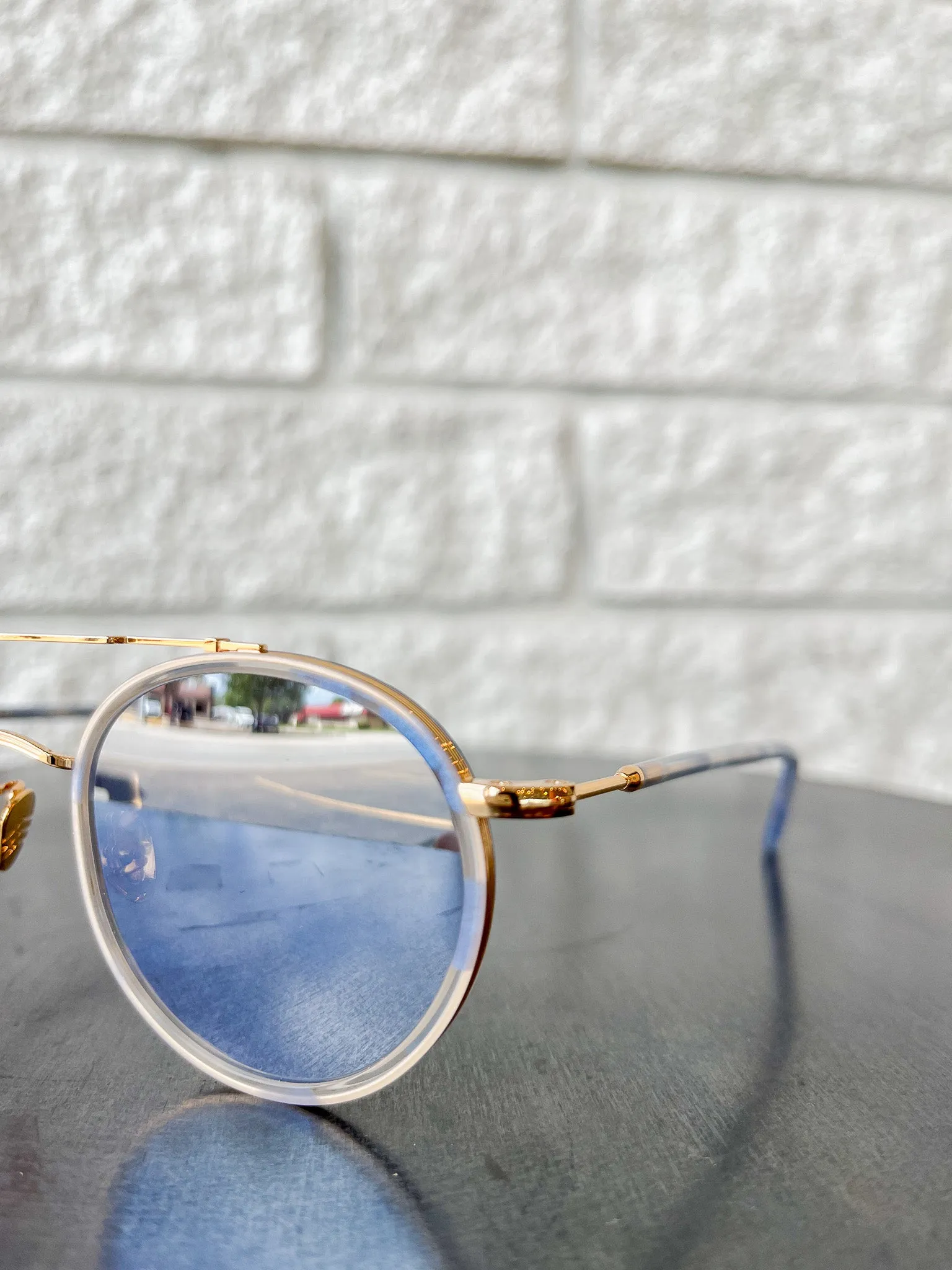 Porter 18K Titanium   Opaline Mirrored