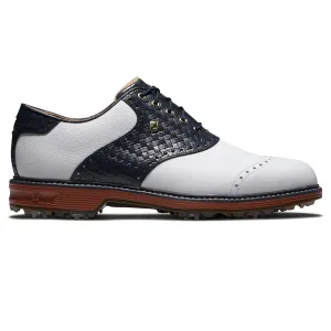 Premiere Series Wilcox Red Clay Golf Shoes White/Navy - 2025