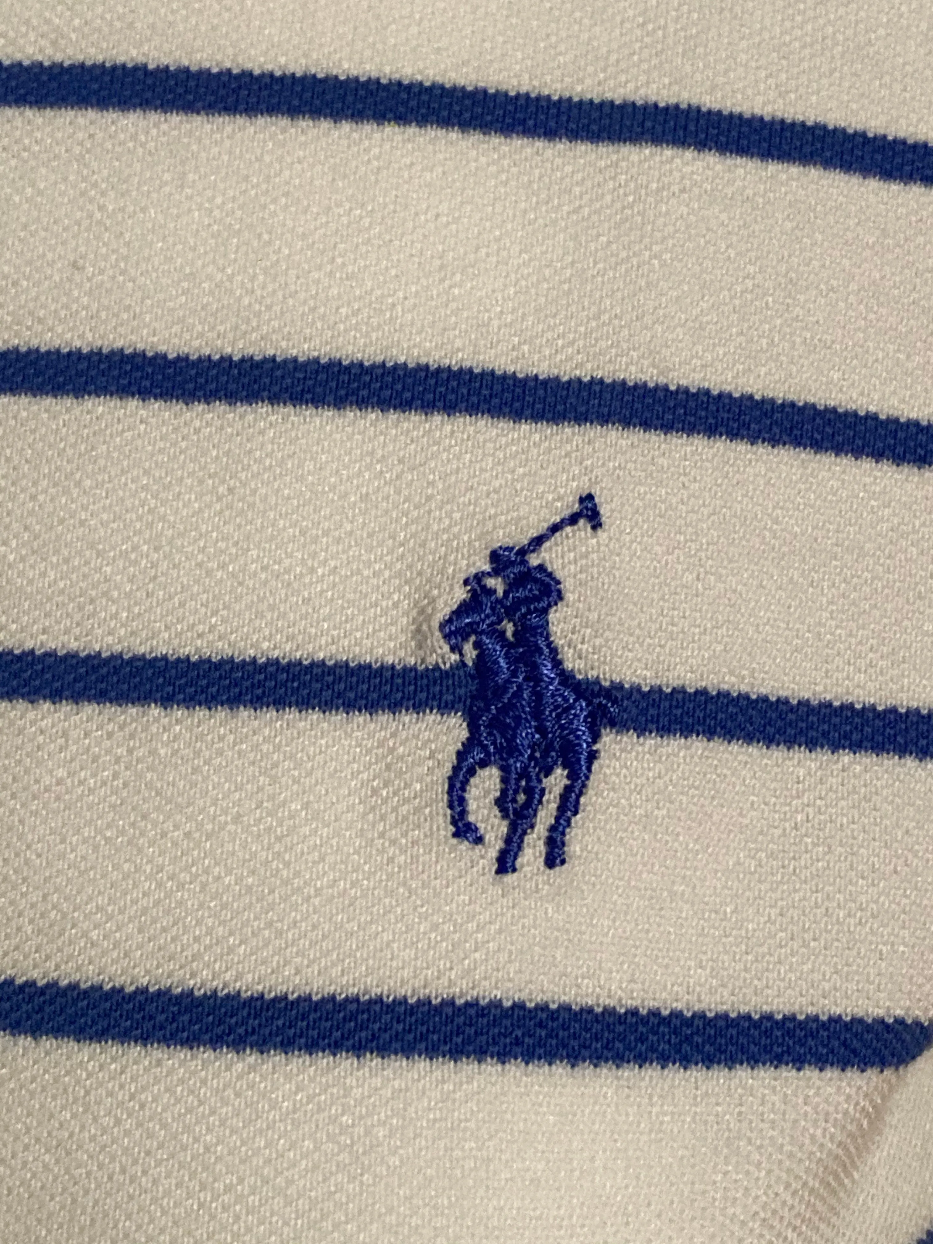 RALPH LAUREN GOLF VINTAGE VTG 90s Adult T-Shirt Tee Shirt M Medium MD Striped Stripe Polo Shirt