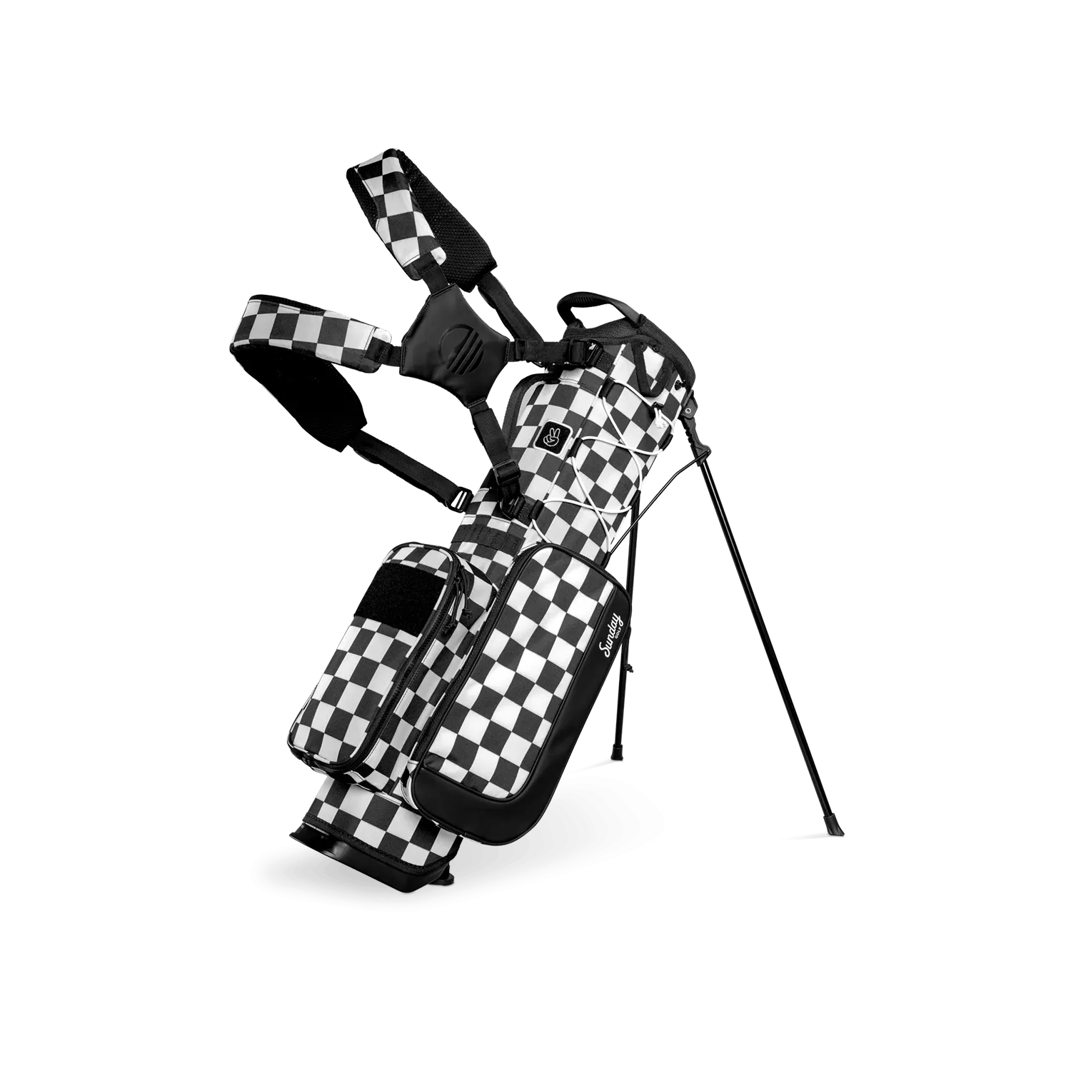 Recess Kids Golf Bag | Black/White Checker