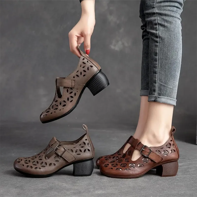 Retro ethnic style casual shoes