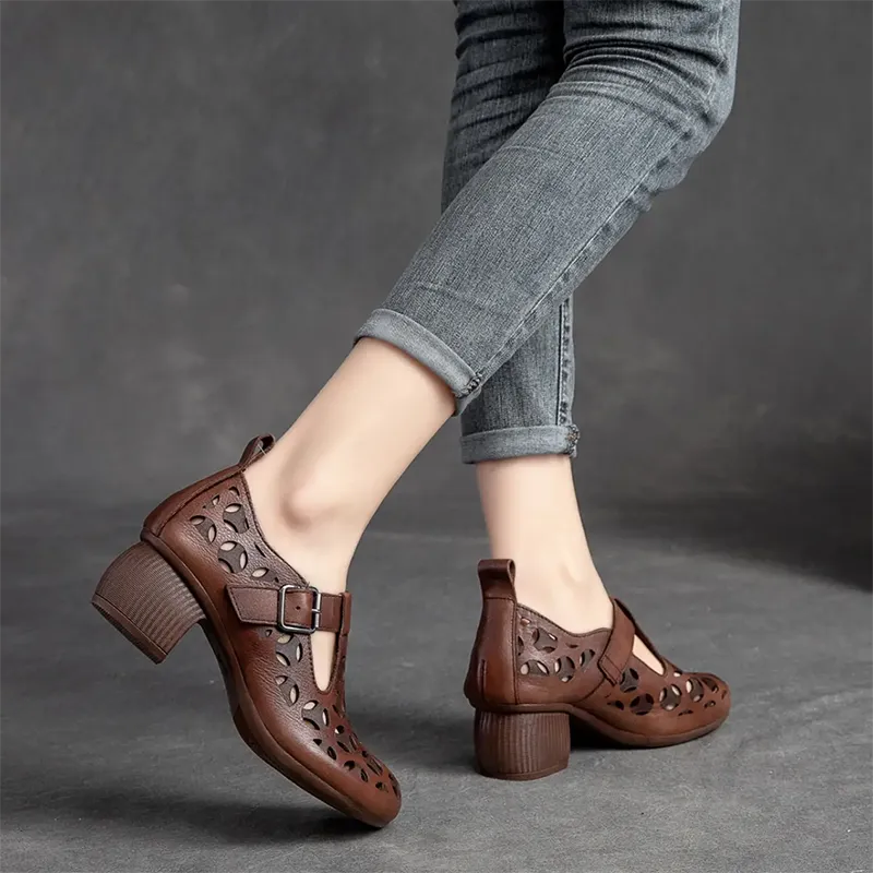 Retro ethnic style casual shoes