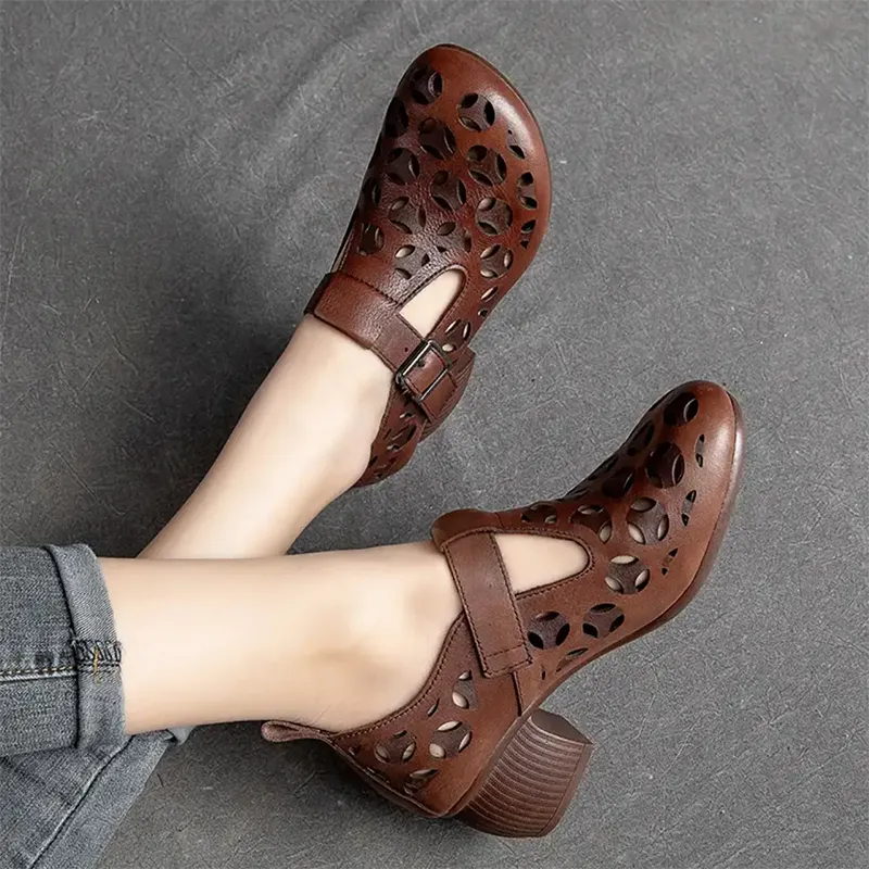 Retro ethnic style casual shoes