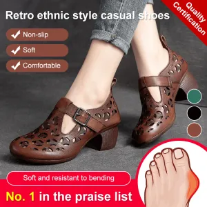 Retro ethnic style casual shoes