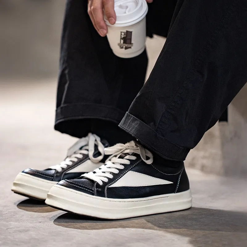 Retro Splicing Casual Shoes