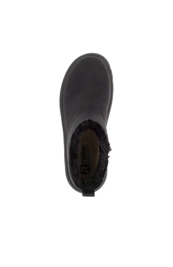 Rieker Wool Lined Boots Black
