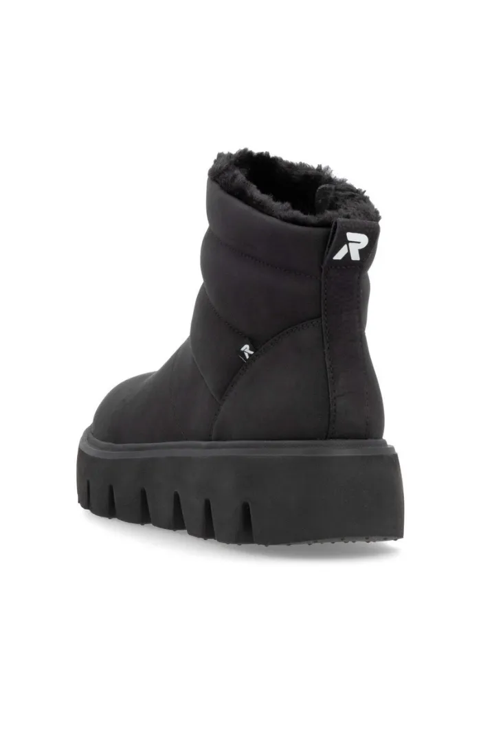 Rieker Wool Lined Boots Black