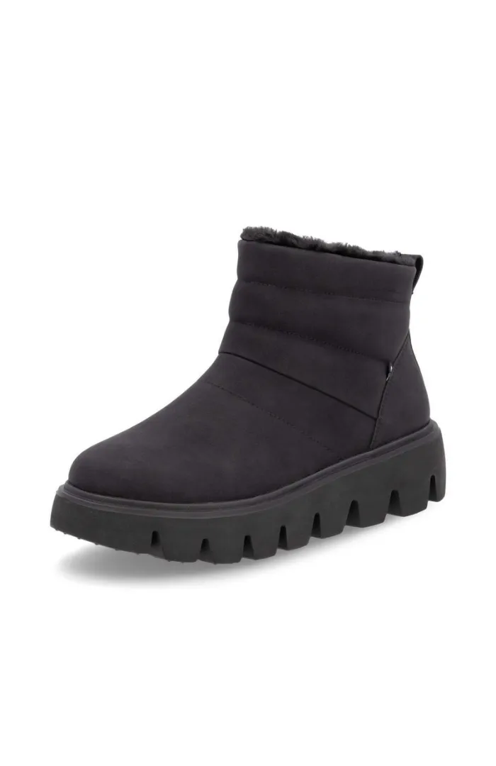 Rieker Wool Lined Boots Black