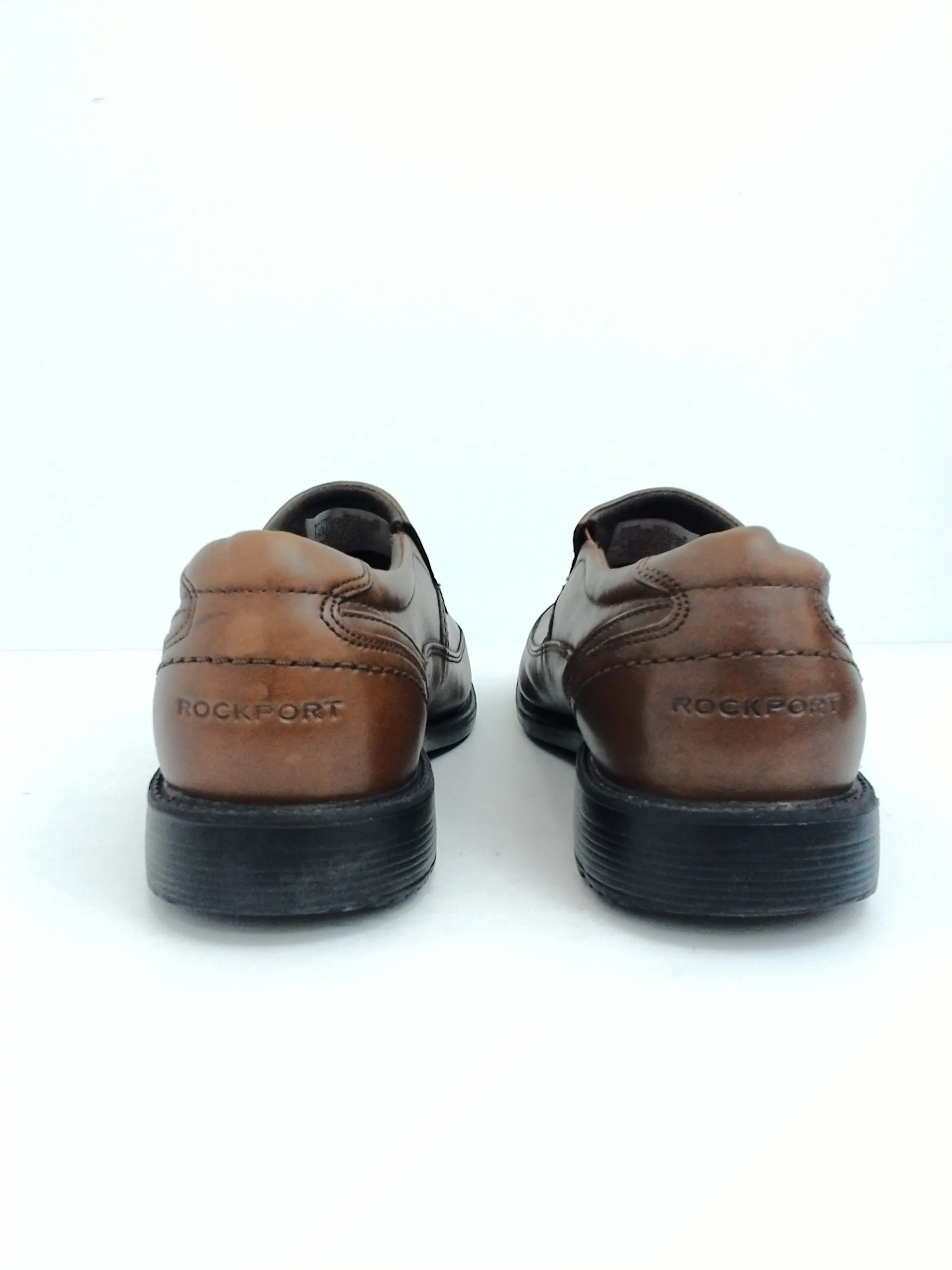 Rockport Men's Style Leader 2 Bike Toe Slip on , Brown Size 8.5 M