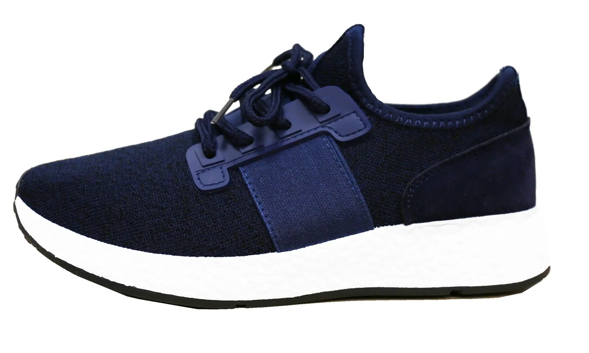 S-3 Women's Two Tone Mesh Fabric Athletic Fashion Sneaker