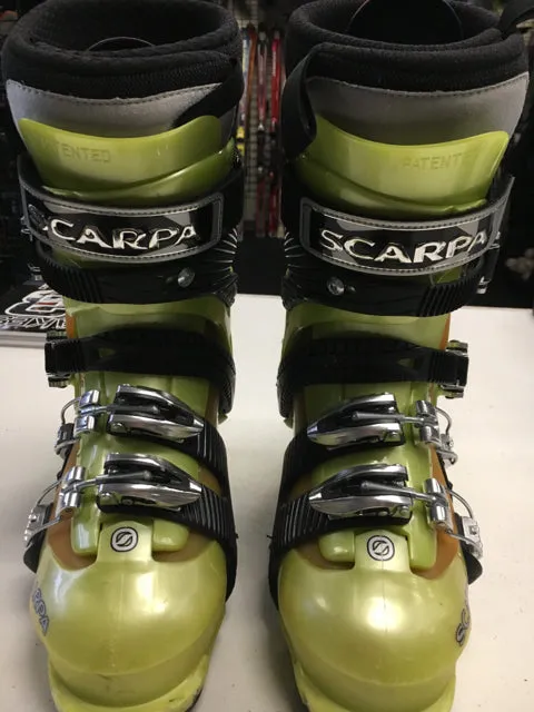 Scarpa Spirit4 Used Yellow/Orange 305mm Back Country Touring Boots