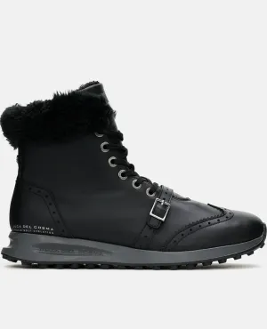 SIZE UK 7 - DUCA DEL COSMA Sabrina Waterproof Golf Boot Black
