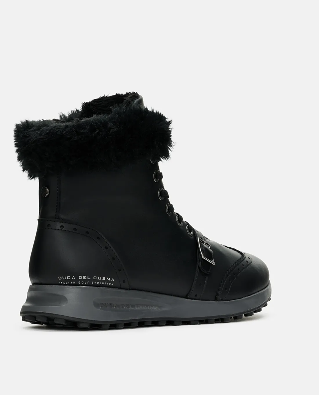 SIZE UK 7 - DUCA DEL COSMA Sabrina Waterproof Golf Boot Black