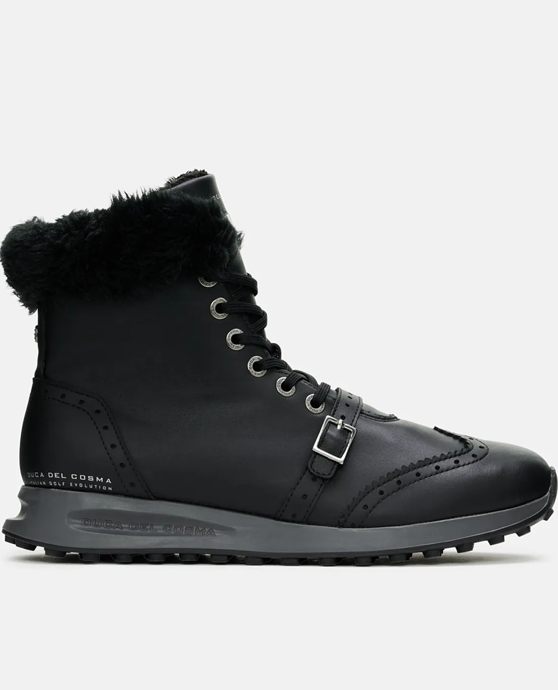 SIZE UK 7 - DUCA DEL COSMA Sabrina Waterproof Golf Boot Black