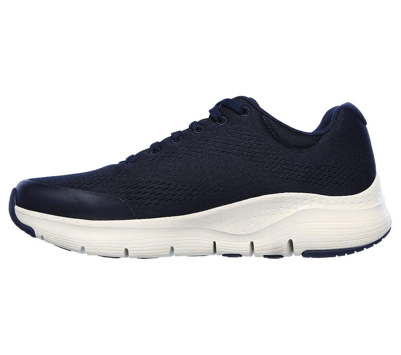 Skechers Arch Fit Walking Sports Shoes In Navy Upto Size UK 6 to UK 13