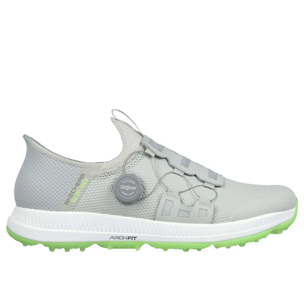 Skechers GO GOLF Elite 5 - Slip 'In Golf Shoes - Grey/Lime