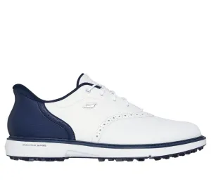 Skechers Men's GO GOLF Prestige SL Spikeless Slip-Ins Golf Shoes - White/Navy