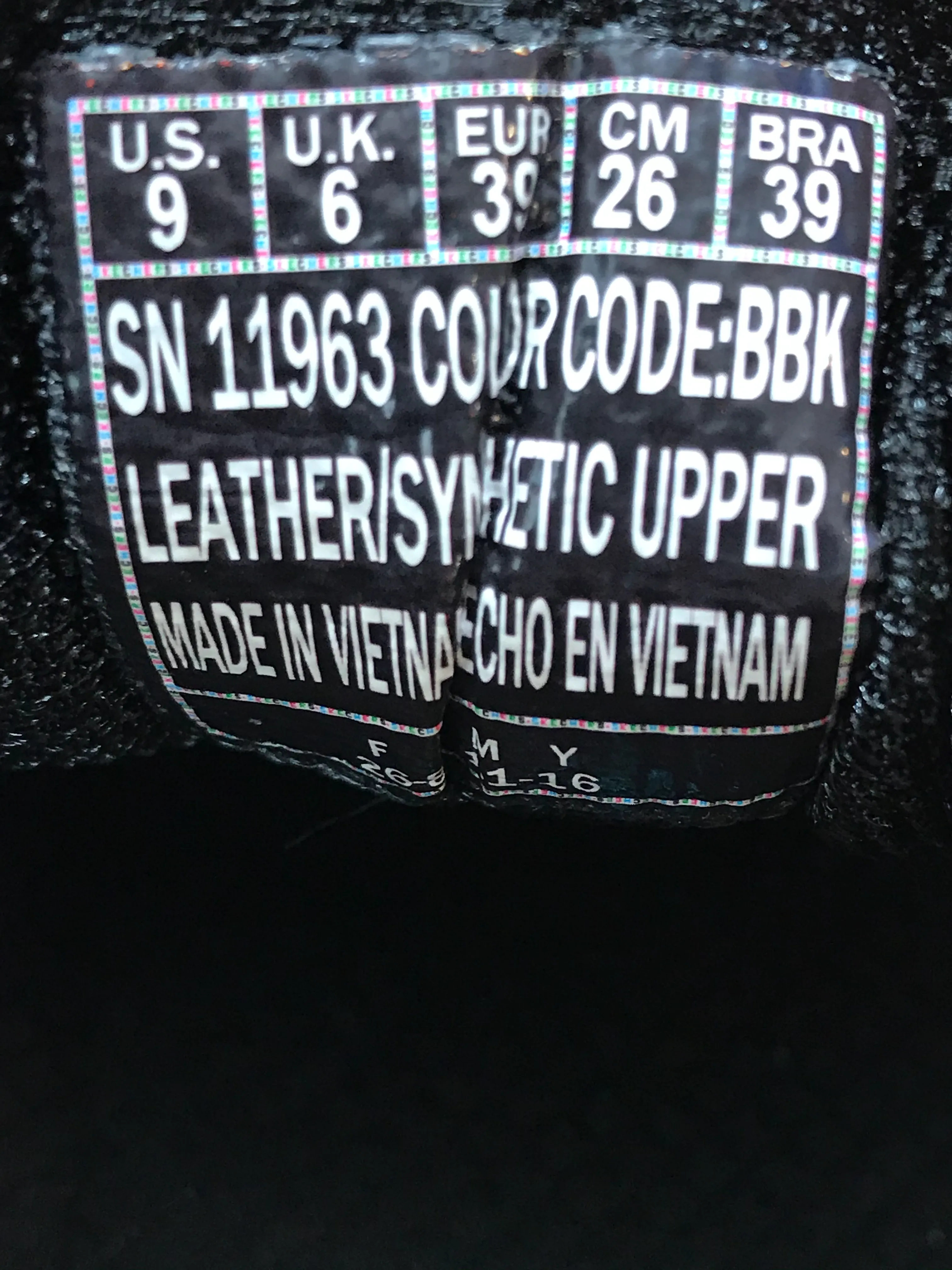 SKECHERS SKETCHERS SYNERGY LOOK BOOK Women's Size 9 Leather Shoes Sneakers Triple Black 11963