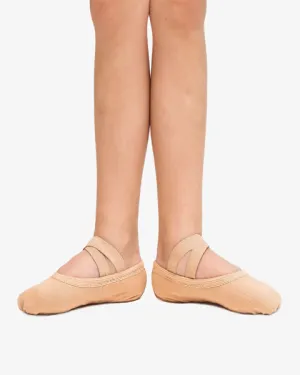 So Danca SD16 Child Bliss Sand Canvas Split Sole Ballet Shoe