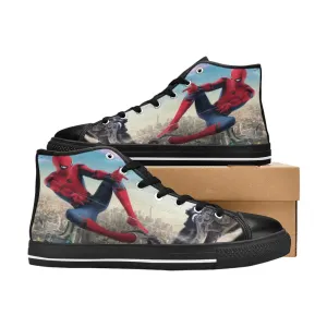 Spiderman Superhero Shoes High Top Sneakers for Kids and Adults