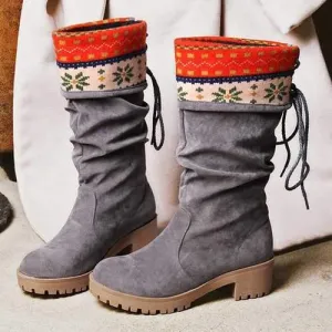 Strappy Folkways Casual Boots